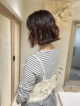 クーナバイトマト 横浜(Cuna by TOMTO) 【YUYA】ボブ_横浜ボブ_大人ボブ_ゆる巻きボブ