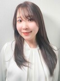 大人可愛いシンプルストレート