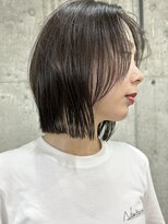 サクラ オモテサンドウ(SAKURA) 切りっぱなしボブ　外ハネボブ　くびレイヤー　表参道美容院