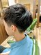 グリーフル(Gleeful)の写真/清潔感あるデキる男度UP♪お手頃価格でお顔そり・眉カットもできる/メンズカット×シェービング(SB込)¥3300