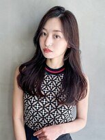 アイティーバイアルバム 下北沢店(IT by ALBUM)&nbsp;秋色オリーブカラー透明感カラーウルフレイヤーロング_F0211