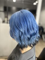 ワン(ONE)&nbsp;エンドカラー　blue×black