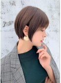 ショート/前髪カット/顔周り×ブリーチなし/髪質改善[池袋]