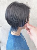 =マッシュウルフカットくびれショートウルフレイヤー30代40代