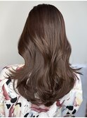 韓国レイヤー×ラベンダーブラウン