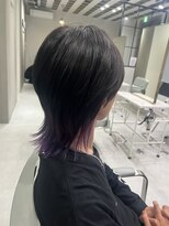 ホワイト(WHITE)&nbsp;デザインウルフ　インナーパープル