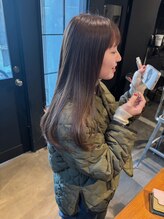 ブリーチなしのダブルカラー
