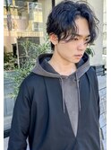 ミディアムシャドウパーマ