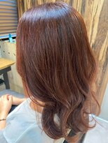 ヘアリゾート粋 トゥジュ 池袋東口店(tujuh)&nbsp;艶髪/ケアカラー/アプリコットブラウン/巻き髪