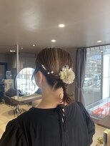 ショコララテ&nbsp;お呼ばれアレンジ♪20代30代40代大人可愛いタイト編みおろし