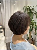 ショートボブ/ショート/くせ毛を活かす