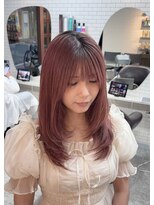 アミーゴ(AMIGO)&nbsp;ピンクベージュ+顔まわりレイヤー