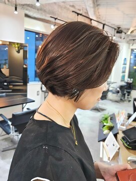 エイス 梅田 中津(Ace) グラデーションボブ　イルミナカラー