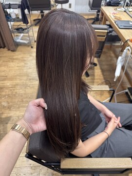 ヘアスペース リズム グリーン(Hair space Rizm green) マロンブラウン