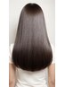 《業界最先端！》中性美髪ストレート＋カット＋3stepTr　25000円