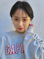 ロンド 表参道店(Lond)&nbsp;暗めカラー/グランマッシュ/デザインカラー/ショートボブ/