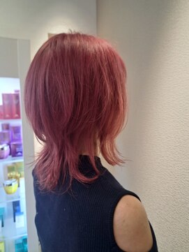 ジプソ(Gypso Hair salon) ウルフ×ピンク