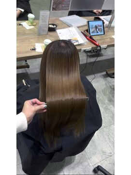 ぷるつや髪質改善ベージュカラー