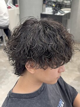 エデアンホンテン メンズサロン(EDEAN 本店 (旧:EDEAN 上通)) 熊本メンズカット 波巻きシャドウパーマ マッシュウルフ