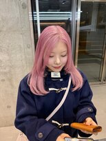 カケル(×.)&nbsp;ミルキーピンク/ミディアムレイヤー/ホワイトピンク