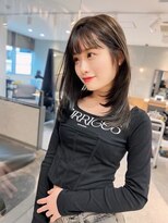 ロンド マーレ 天神大名店(Lond mare)&nbsp;大人ガーリー/小顔/ミディアムレイヤーカット/似合わせカット