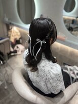 ヘア サロン クラン 東心斎橋店(hair salon clan)&nbsp;ねじりハーフツイン