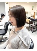 【ボブ】骨格補正で叶う小顔ボブ