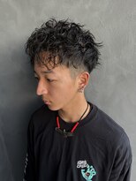 ラ カルモ(LA CALMO) 刈り上げ×シャドウパーマ