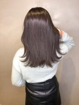 イロ ジェイアール JR奈良店(IRO) こっくり暗め×艶感ラベンダーグレージュ
