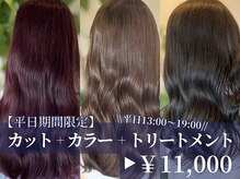 ba sho 福岡店【バショ】【10月上旬OPEN(予定)】の雰囲気(カラーソムリエの透明感カラー♪)