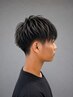 メンズブリーチ＋オンカラー＋デザインカットでトレンド男子に