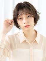 ドクターズ サロン ラブ(Dr's Salon LAB)&nbsp;モカブラウン髪質改善ラフウェーブ丸みボブg古河20代30代40代