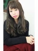 グレージュロング