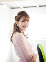 アメリエギャルソン 岩槻店(amelie et garcon)&nbsp;ゆるふわガーリーハーフアップ