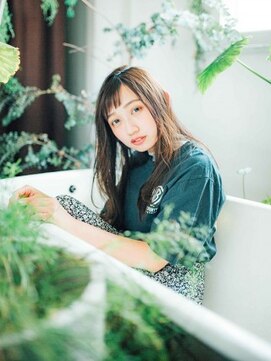 コレクション 船堀店(collection) ショートバングで個性派ロングスタイル