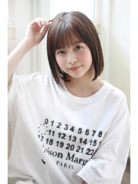 アンアミ オモテサンドウ(Un ami omotesando) 【Un ami】増永剛大 おすすめ、どの世代にも人気、すっきりボブ