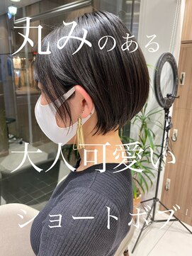 アッシュ 等々力店(Ash) 大人ナチュラルショートボブ