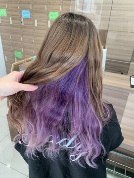 アッシュ 戸田公園店(Ash) インナーカラー×パステルラベンダーインナーカラー