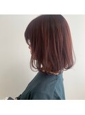 【emme×笹川】カシスカラー×ワンカールボブ