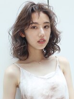 アイティー バイ アルバム 中野店(IT by ALBUM)&nbsp;スパイラルカール_ボブルフクールショートピンクベージュ_58090