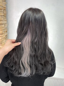 アンク クロス 池袋北口店(ANKHCROSS) 《アンククロス 柴田》インナーカラーホワイトシルバー