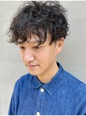 スパイラルパーマ メンズパーマ 刈り上げ  2ブロック 担当 井上