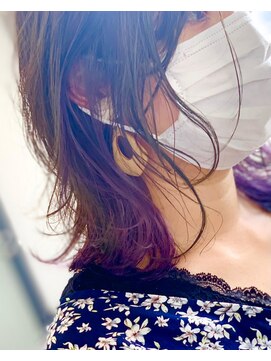 ブランシュ バイ アルティナ(Blanche by artina) インナーカラーパープル[Blanche川崎]