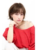 小顔ニュアンスショートヘア