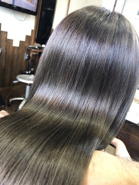 ヘアースペース トゥームーン(TWO MOON) 20代30代40代大人かわいい◎艶髪ストレート×ブラウンカラー