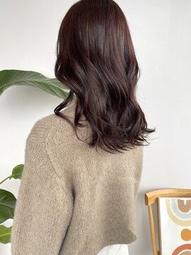 シェル 津山の手店(shel) 20代30代40代髪質改善トリートメント透明感layer×pinkbrown