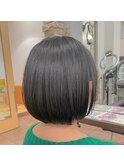 切りっぱなしボブ