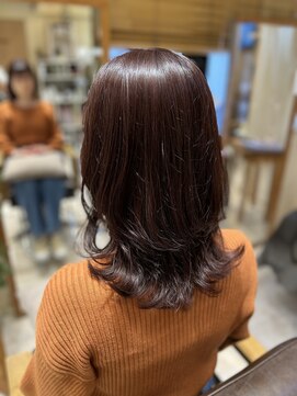 美容室 パルス 静岡鷹匠店(PALS) くびれミディアム/韓国風顔周り/ヨシンモリ/外はねボブ/ベルボブ