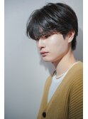 シースルーバングマッシュ