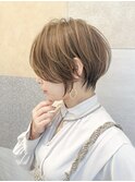 ★大人ショート★ショート ブラウンベージュナチュラル